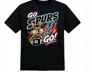 Go Spurs Go Basketball Season Game Day Basketball Fan T-Shirt