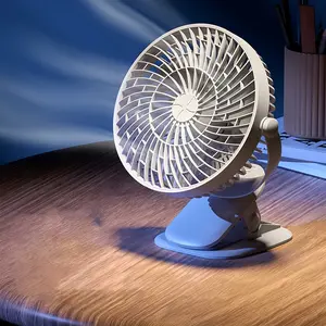 Clearance! New Rechargeable & Plug-in Clip-on Fan, USB Portable Quiet Desk Fan for Dorm Office, Clip & Wall Mountable, Ideal for Stroller Outdoor Travel, All-Season Cooling