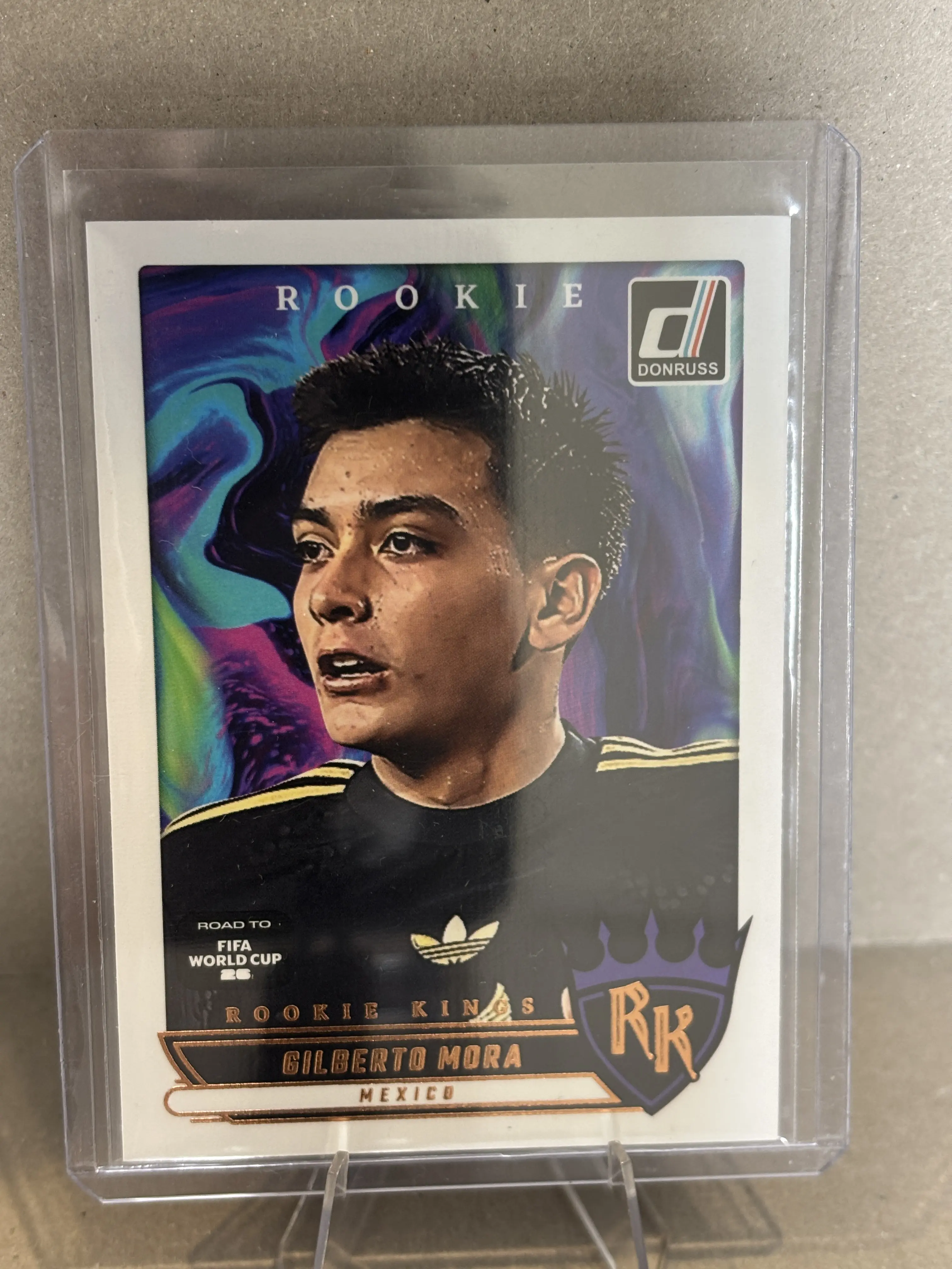 Gilberto Mora, Rookie Kings, 2025-26 Panini Donruss Road to FIFA World Cup, Mexico, Soccer Trading Card #10