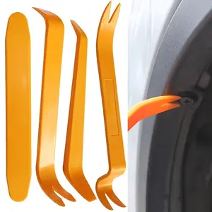 4pcs Durable ABS Car Door Panel Removal Tool Set, Auto Upholstery & Trim Clip for Interior Panel, DVD Stereo, and Dashboard Modification Kit