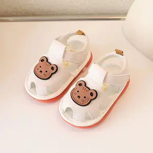 Baby Boys Girls Sandals Cue Bear Pattern
