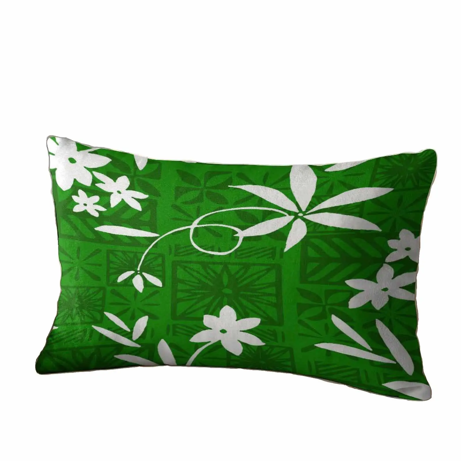Soft Comfort Durable Pillowcase Holiday Party Sofabed Decorative Pillowcase Polynesian Vintage Tribal Design Custom Pattern Personalized Text Logo Name Pattern Photo Pillowcase Floral Print Pillowcase Custom Pillowcase Pattern