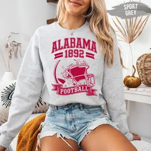 Vintage Alabama Football Sweatshirt, 1892 | Retro Football Crewneck