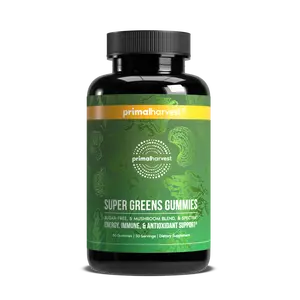 Super Greens Gummies - Superfood Gummies Packed With 13 Essential Vitamins, Minerals, Mushroom Blend Super Greens Gummies - Superfood Gummies Packed With 13 Essential Vitamins, Minerals, Mushroom Blend