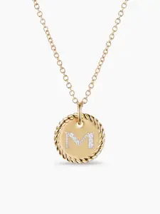 2026 European & American Original New Trend Retro Design DYXL-02M Letter 10mm Daily Wear Necklace for Women Fashion High-Quality Jewelry Accessories Gift