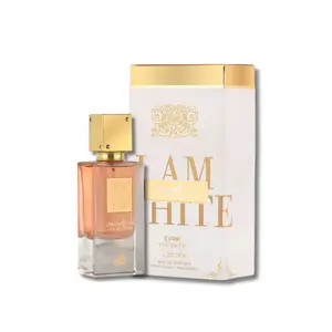 Lattafa Ana Abiyedh Poudree Eau De Parfum 3.4FL.OZ For Women Floral Arabian Fragrance Edp Fragrance Powdery Vanilla Woody Rich Chocolate Scent