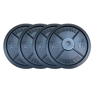 Fake Weights Commercial Grade - 45 LB Barbell Weight Plates 2 Pairs