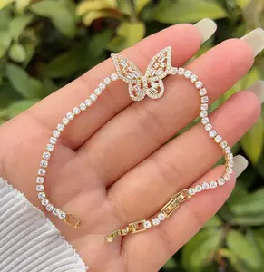 Butterfly Diamond Tennis Bracelet