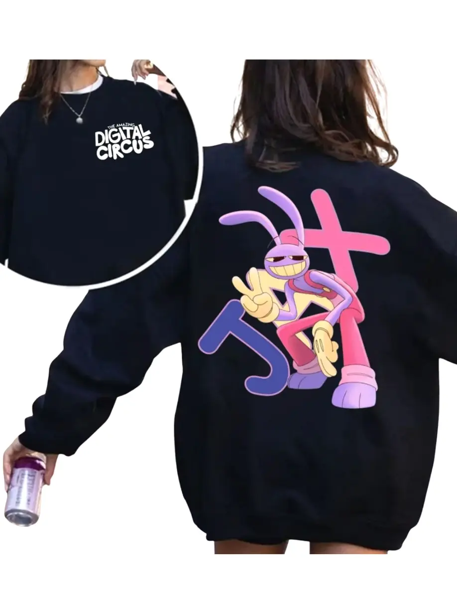 Jax The Amazing Diigital Circus Shirt, Gift For Anime Fans Sweatshirt, Tadc Hoodie, Gift For Fan, Unisex Sweater Pullover Tee