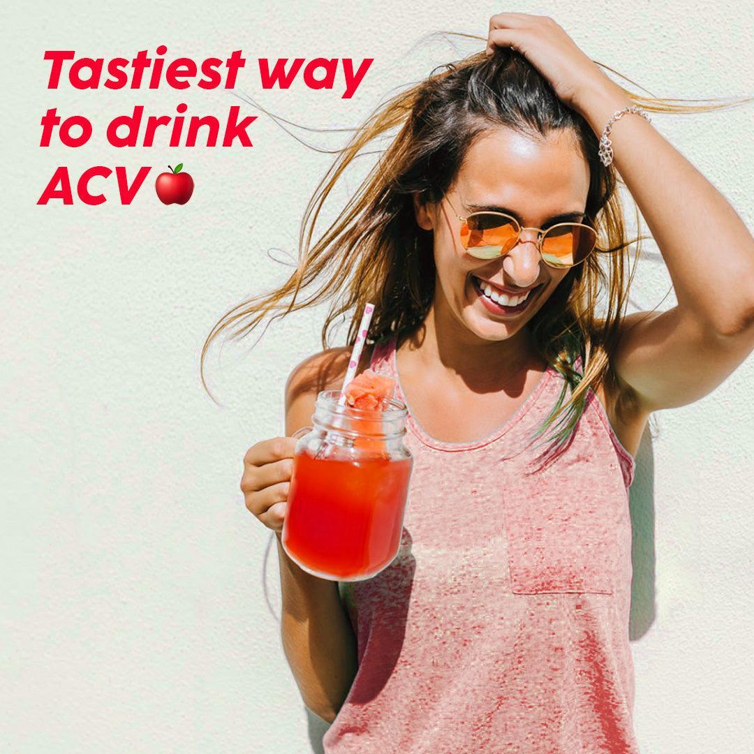 Plix Life Apple Cider Vinegar Effervescent Tablets 700mg ACV 2/4/8/12 Pack - Edible Supplement for Fitness and Healthcare, Choose Your Pack Natural Dietary -  Daily Fizzy drink for Overall Wellness