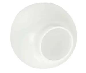 Fluorolite Plastics G10WA4N 10" White Acrylic Lamp Post Globe Smooth Textured with 4" Fitter Neck UV Resistant Water & Shatter Resistant