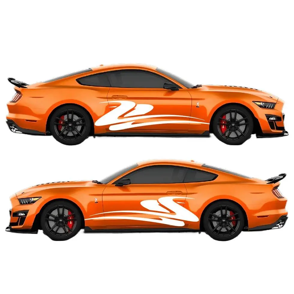 Broad Z-Sweep Racing Style Air Release Livery Kit #13 Fits Ford Mustang 2015-2023