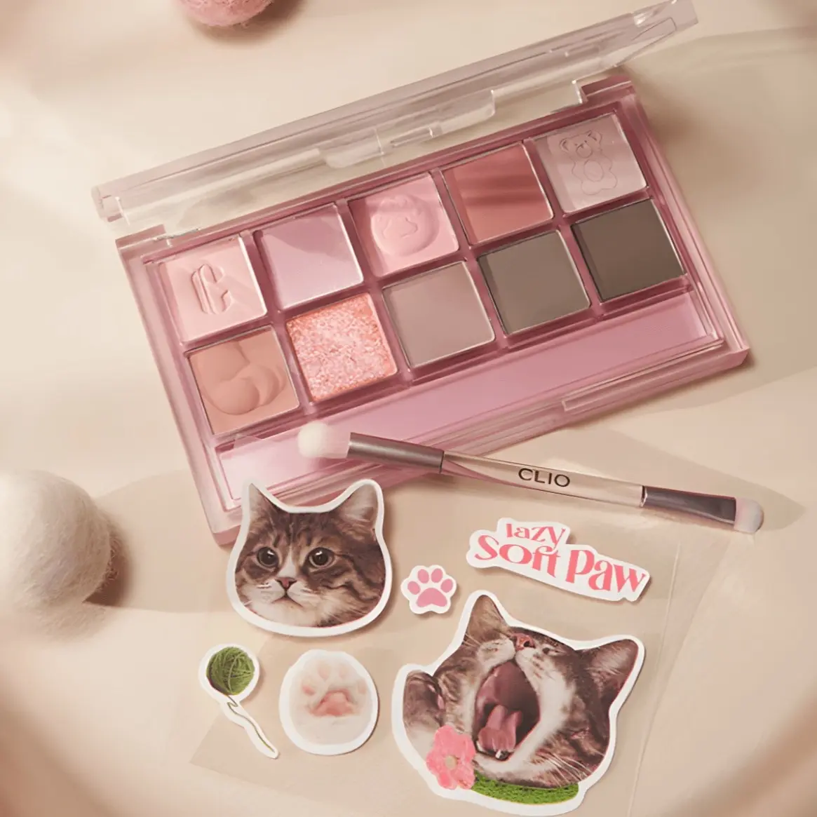 { Limited Edition } Starry 10- color pro Eyeshadow Palette - Marltte , Shimmer & Glittler Earth Tones #20 LAZY Soft Paw Smooth Makeup Flawless Glitter Cosmetic Daily