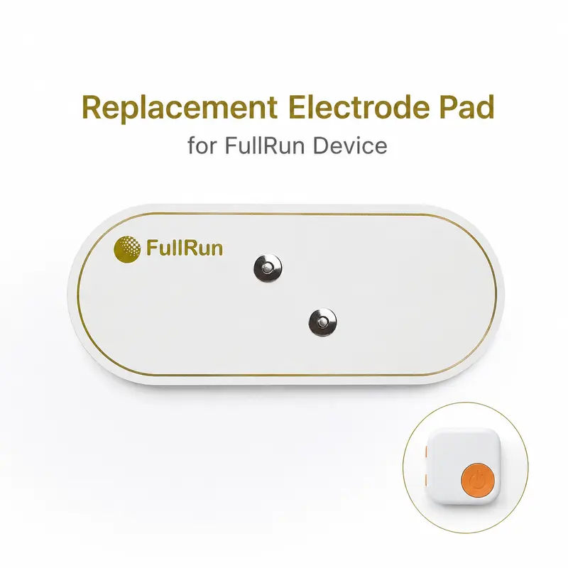 FullRun Reusable Washed Hydrogel Replacement Electrode Pads for EMS Shaping Massagers, Whole Body Muscle Stimulation Devices, Neck/Back/Shoulders Use, Improved Adhesion Post-Wash (Device Not Included)