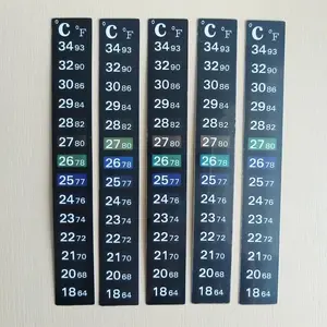 5pcs Digital Temperature Stickers Thermometer for Fish Tank Aquarium, Fahrenheit and Celsius Display, Accurate Water Monitoring