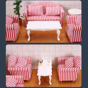 1pc 1:12 Dollhouse Mini Furniture Model, Coffee Table, Cute Small Living Room Scene, Perfect Christmas & Easter Gift, Decor Doll, Miniature Furniture
