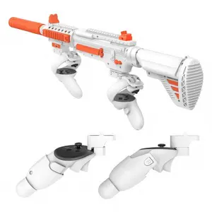 VR Handle Accessories for Meta Quest 2/3/3S, Humanized Weighted Stock for Oculus Quest 3S, Enhance Control Feel, Realistic FPS Gaming Experience