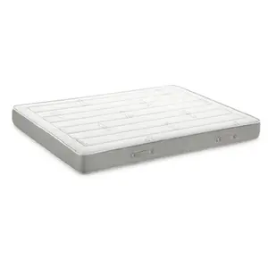 212 MAIN Tobia Greentech SPINNO-3-3MAT Innovation Twin Mattress, 74x38x8", Organic Cotton, Moisture Wicking, Open Cell Foam, Twin Mattresses