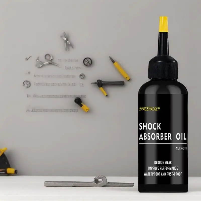 60ML Shock Absorber Silicone Oil, High Temperature Stability, Waterproof, Performance, Motorcycle & Bicycle Suspension Fluid, Damping Oil for Bikes, Maintenance