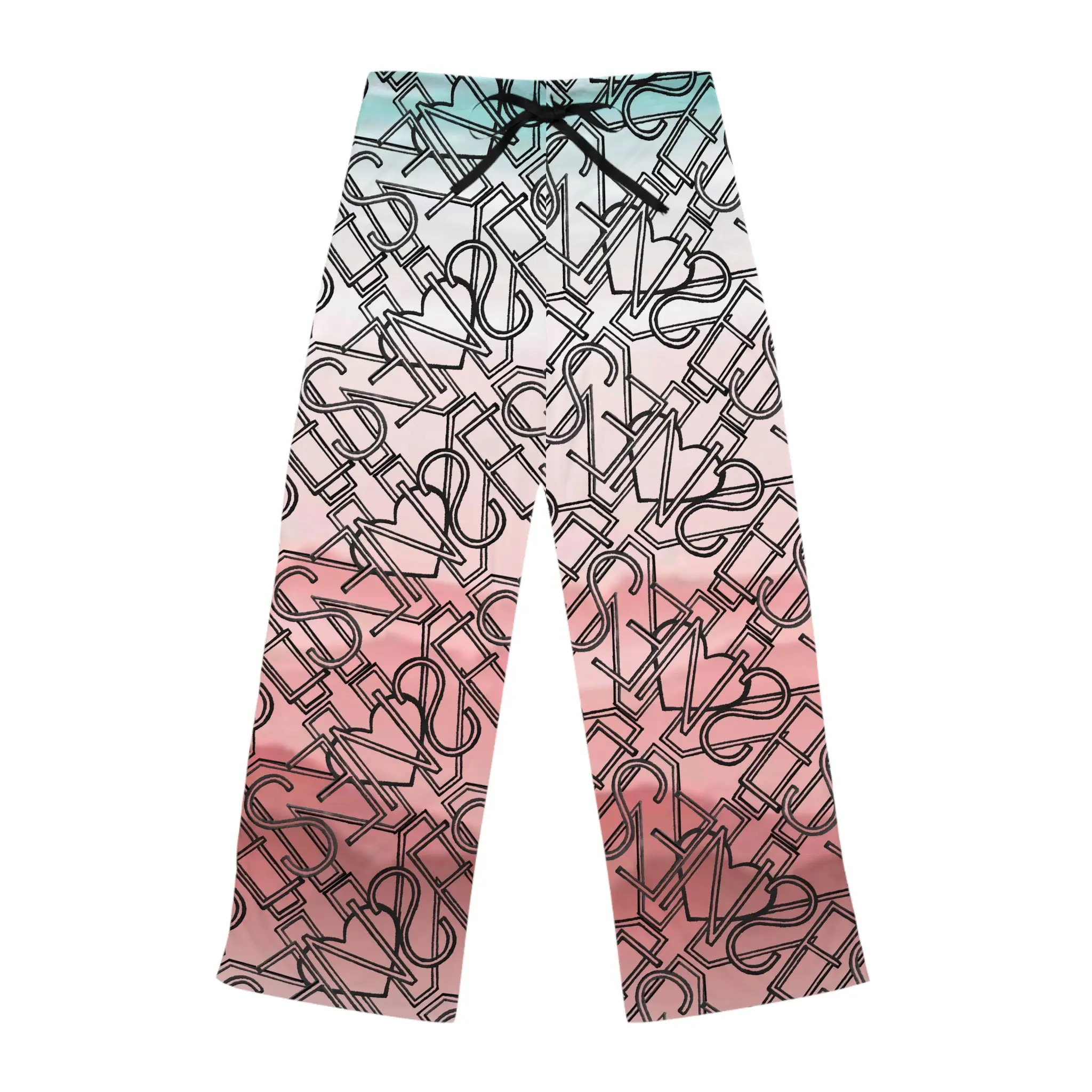 GIVE ME NXNSENSE “Good Ole Days” Women's Pajama Pants Comfort Fit Knit Loungewear Womenswear Drawstring