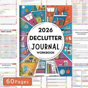 Family Organization Diary Notebook 2026, Practical Household Helper, Color-Coded Chapters, Durable Binding, Easy-To-Read Text, Holiday Gift