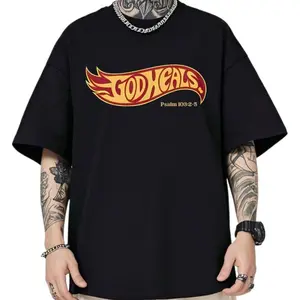 Christian God Heals Shirt, Vintage Retro Washed T-Shirt, Unisex Christian Apparel, TikTok Trending, Scripture Gift Shirt, Street Style Fall Shirt, Heavyweight Cotton Tee, Comfortable Everyday Wear, Gift for Believers