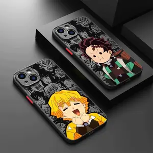 Demon Slayer Phone Case for Apple iPhone 17 Pro Max Air 16 15 Pro Max 13 14 Plus 12 Mini 11 Pro XR 8 SE 7 XS MAX Matte Cover