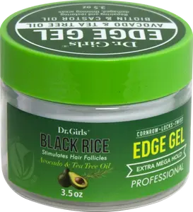 Dr. Girls Edge Control - 3.5 oz, Super Grow, Hair Boost Formula - Biotin & Castor Oil Infused gel