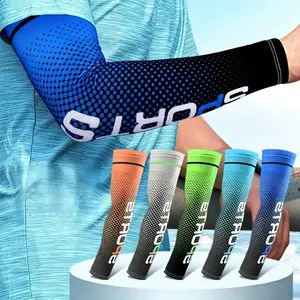 5 Pairs Ice Silk Cooling Arm Sleeves Cover - Quick Dry, Breathable Cooling Sports Sleeve for Running, Cycling - UV Protection Outdoor Arm Gear for Summer Activities