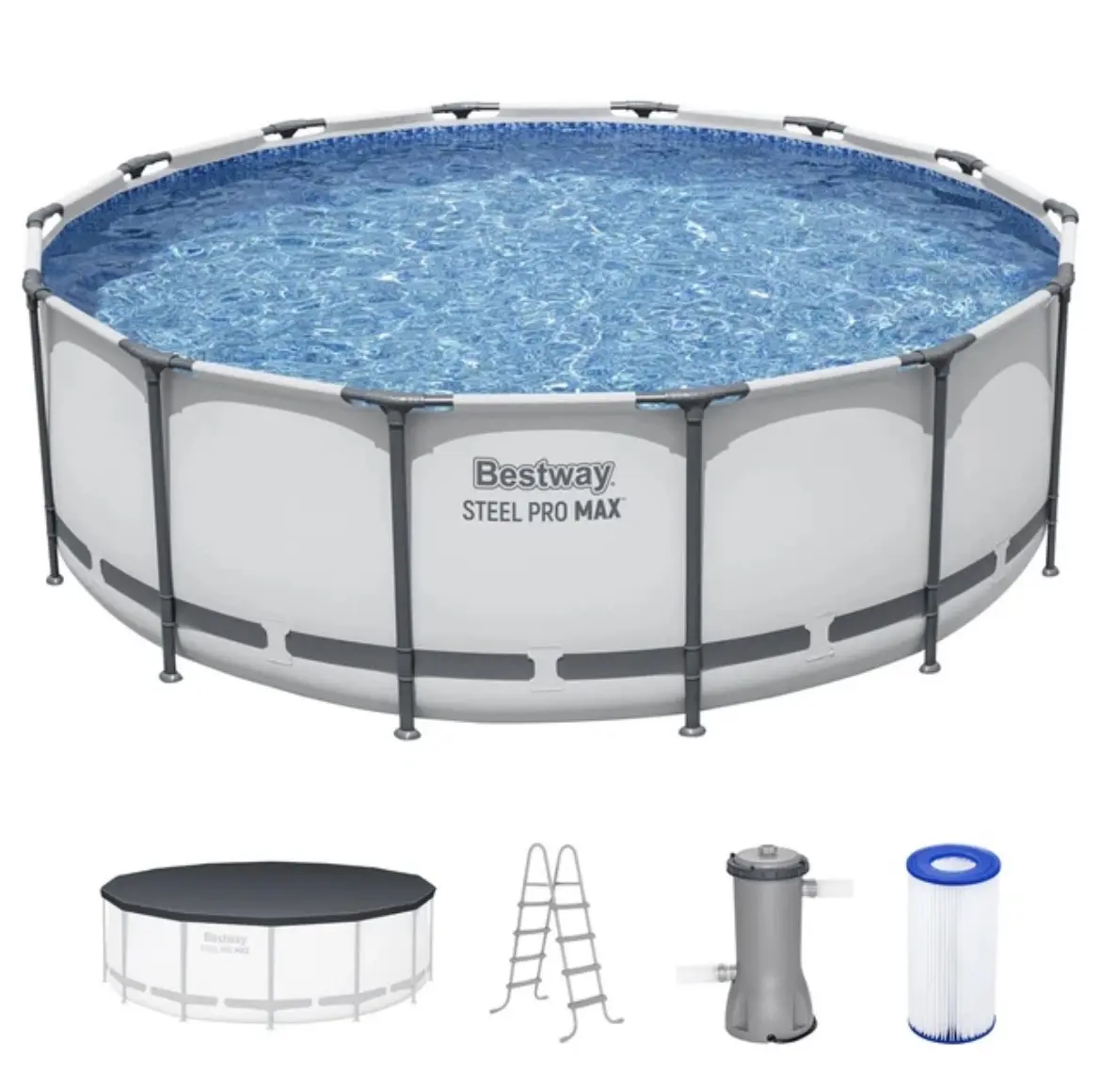 Brand New Bestway Steel Pro MAX 14'x48" Round Above Ground Swimming Pool