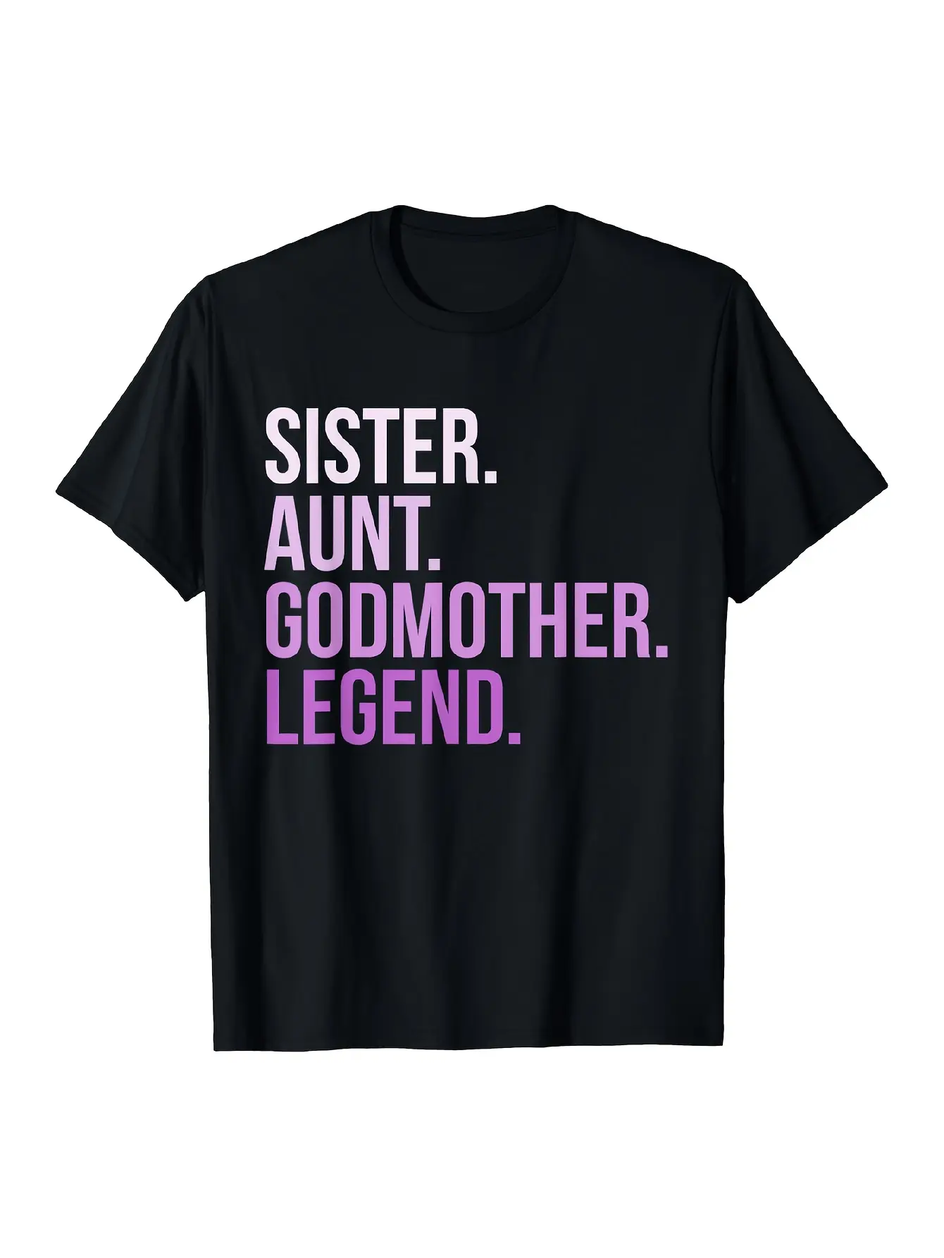 Auntie  Godmother Legend Gender Reveal T-Shirt - F unisex soft cotton short sleeve t shirt, vintage graphic casual tee for men women teens, perfect birthday holiday gift for camping travel gym daily street  wear