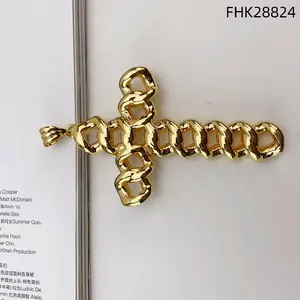 18k Gold-Plated Cross Pendant