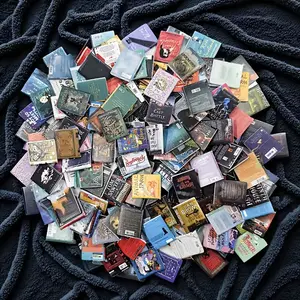 60pcs Miniature Dollhouse Accessories Set, Miniature English Books, DIY Furniture Models & Decorations, Perfect Gift for New Year Valentine Christmas