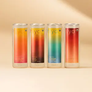 hiyo non-alcoholic functional seltzers - tropical pack - organic social tonics (12-pack)