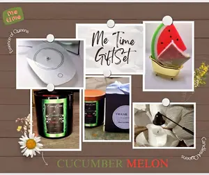 Cucumber Melon Candle Gift Set