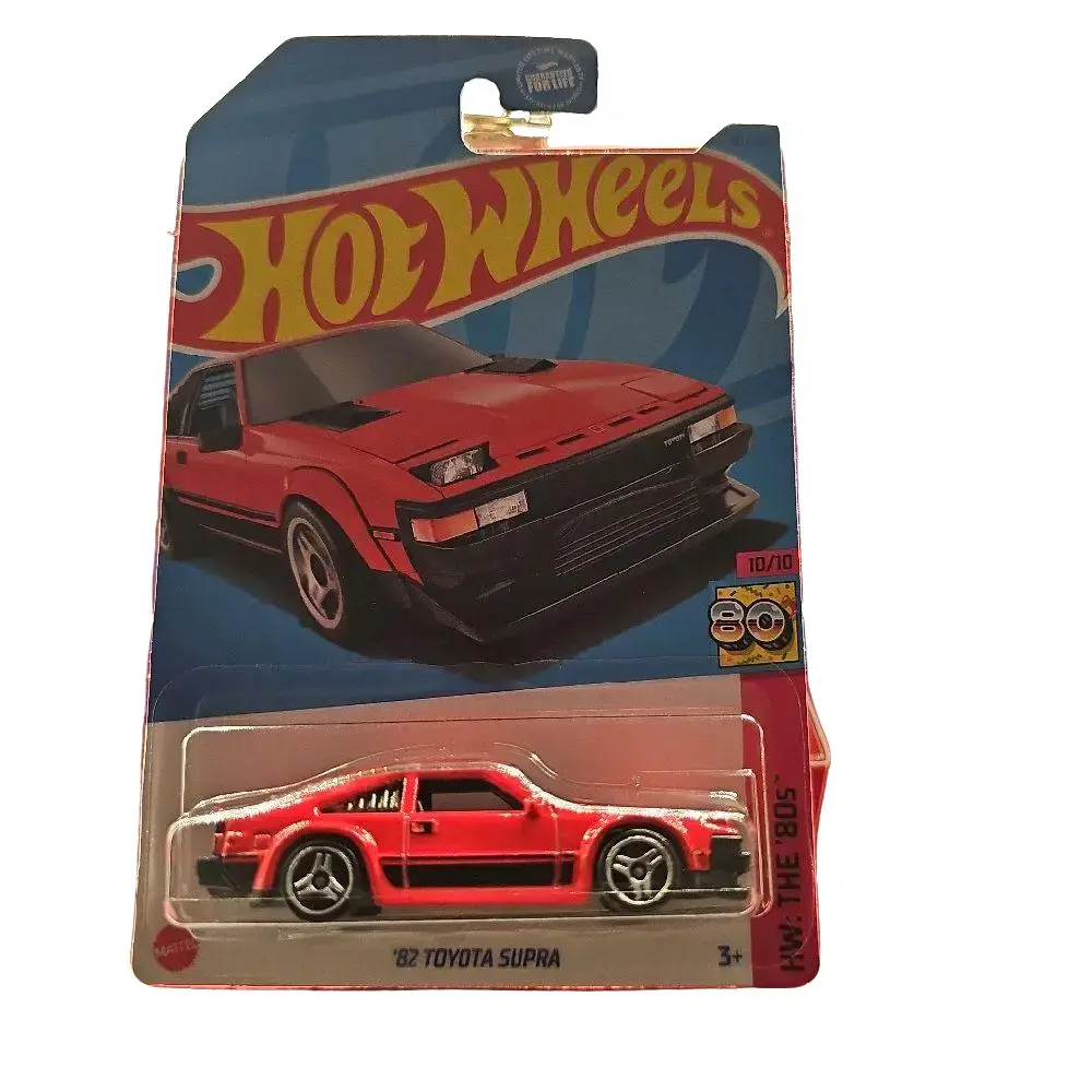 Hot Wheels '82 Toyota Supra Diecast 1:64 Scale Collectible Car Model 10/10 Series 80th Anniversary Edition