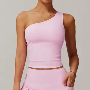 Shoulder waist yoga women's vest quick-drying sports shaping underwear running fitness vest