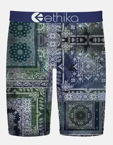 ETHIKA Indigo Bloom Staple Mens Boxer Briefs