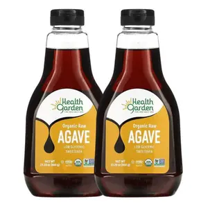 Health Garden Organic Raw Agave syrup 23 oz pack of 2