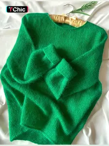 ESSENTIAL WOMEN'S SOLID KNIT SWEATER PULLOVER - FITTED, STRETCHY, VERSATILE & MINIMALIST FOR FALL-WINTER