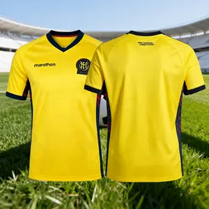2026 New Ecuador Home Yellow Short Sleeves Soccer Jersey