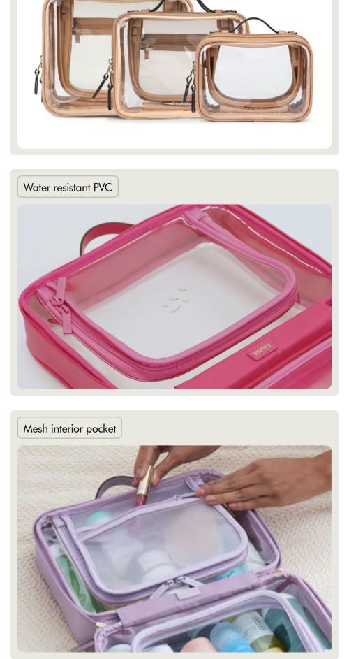 Medium Clear Cosmetics Case