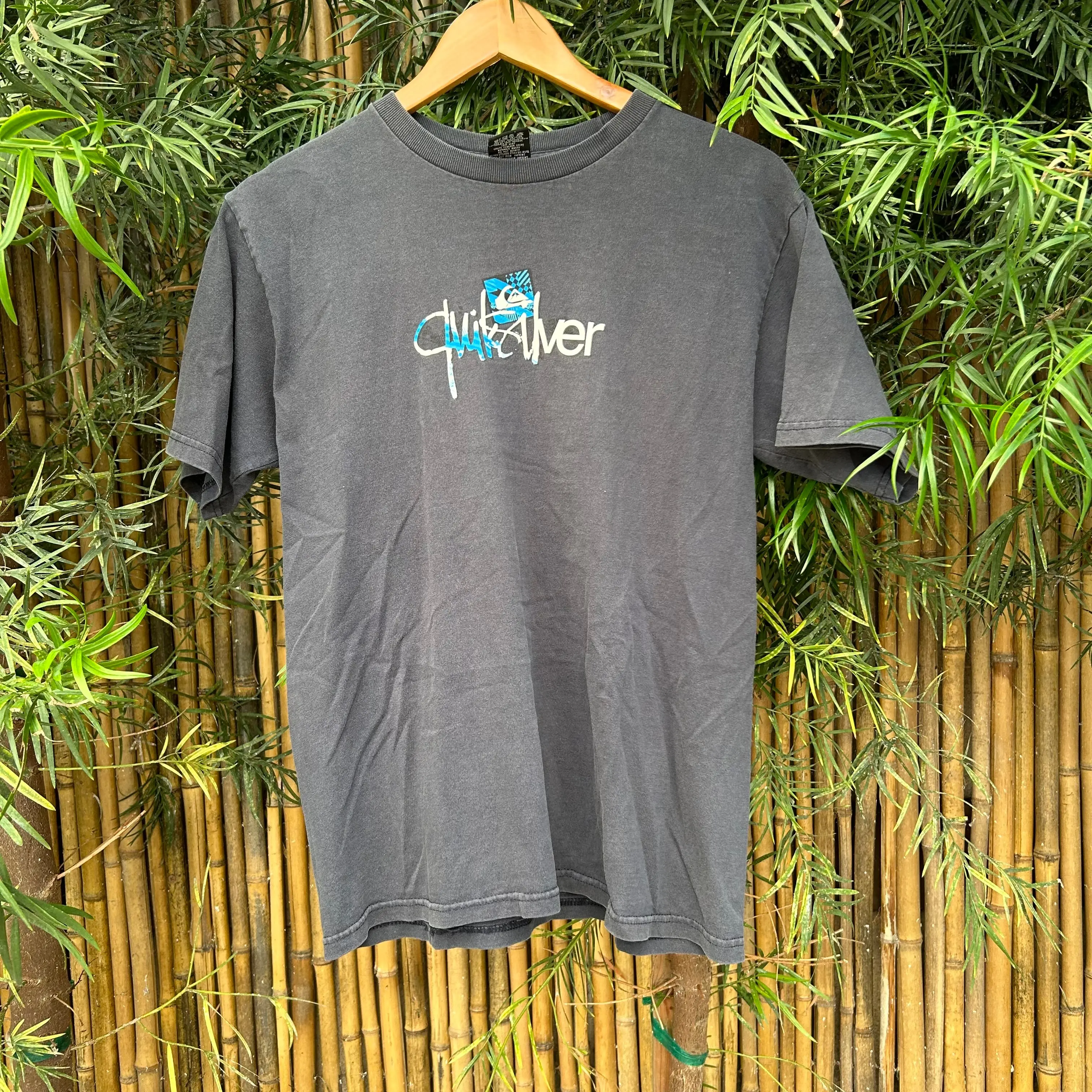 1990s Navy Quiksilver Tee | Quiksilver US Women's S
