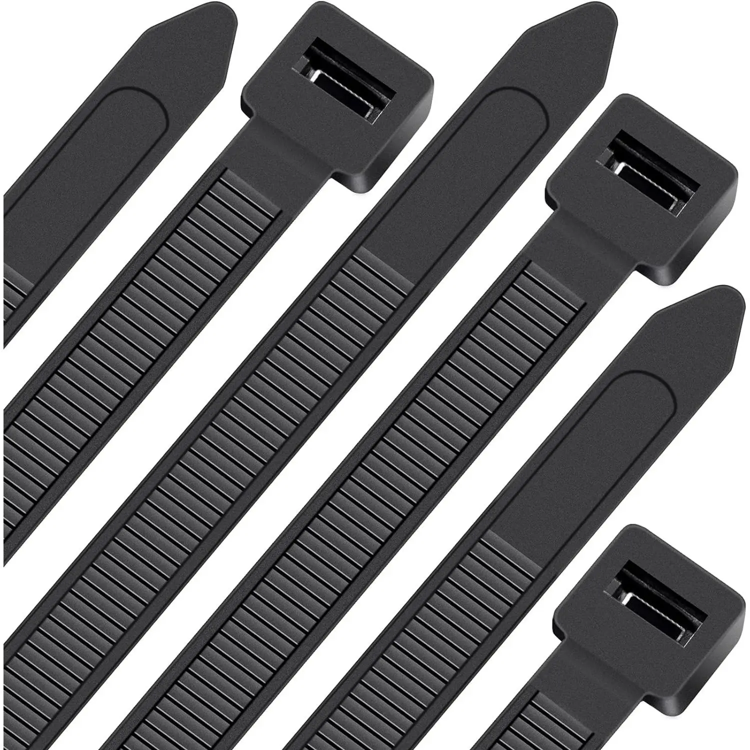 Ties 24 Inch Heavy Duty Zip Ties with 200 Pounds Tensile Strength for Multi-Purpose Use, Self-Locking UV Resistant Nylon Tie Wraps, Indoor and Outdoor Tie Wire.30 Pcs Black