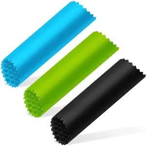 Silicone Garlic Peeler Tube Roller Garlic Skin Remover Peeling Useful Kitchen Tool 3 Pcs