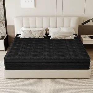 12 Inch Mattress Twin Full Queen King Size Uxury Hybrid Memory Foam & Pocket Spring Medium Firm Reduces Motion Transfer Breathable Comfortable Sleep Surface queen mattress