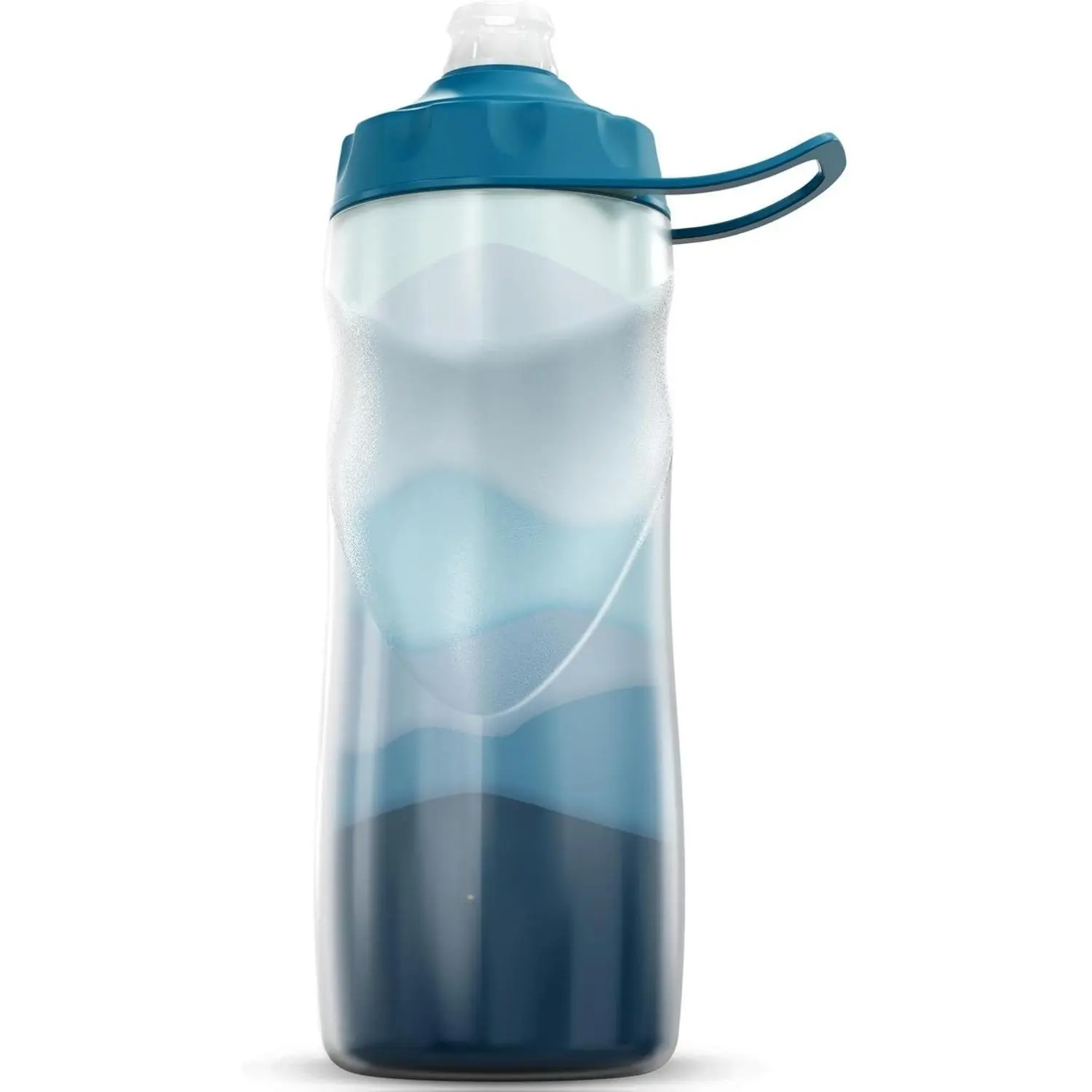 Insulated Water Bottle - 20oz Leakproof Sports Water Bottle with Bite Lid, Bike Water Bottle, Easy Squeeze Water Bottles, Spill Proof for Cycling Bicycle - Fits Most Bike Cages (Mountains)