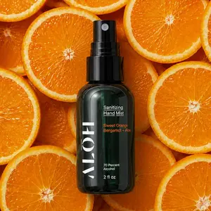 ALOH 3-Pack Sanitizing Hand Spray Sweet Orange Bergamot + Aloe Vera — Natural, Skin-Softening, 99.9% Germ Protection