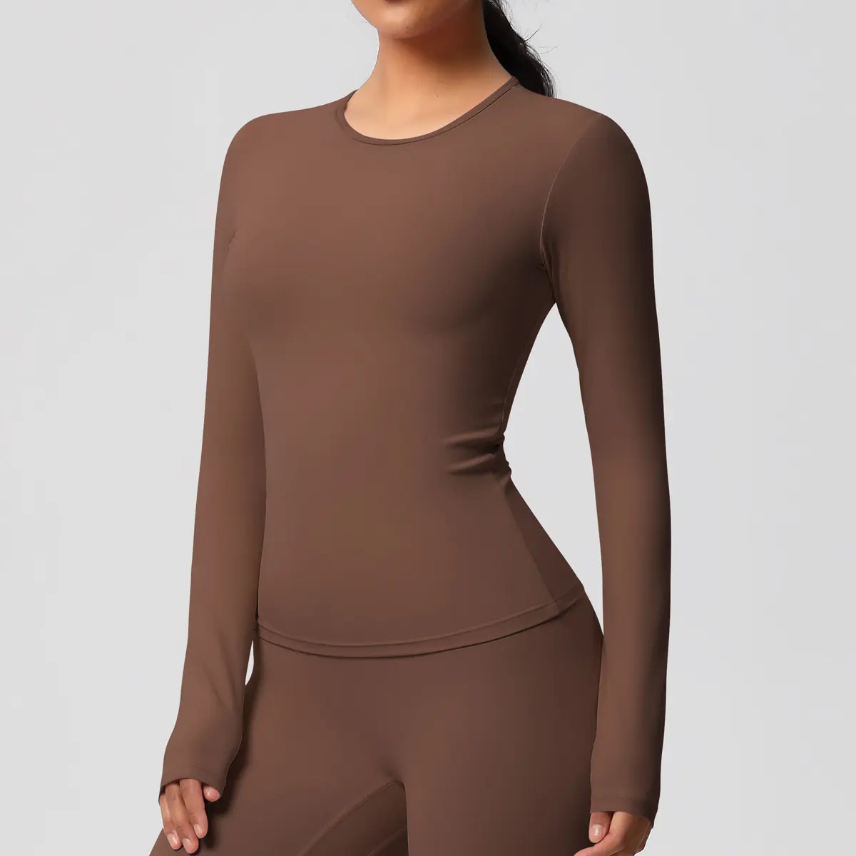 7102 Long Sleeve   Chestnut Color