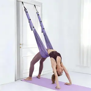 Leg Stretcher Strap, Stretching Equipment with Door Anchor Flexibility Trainer Backbend Assist for Dance Aerial Yoga Ballet Leg Stretching Exercise Stretching Gear
